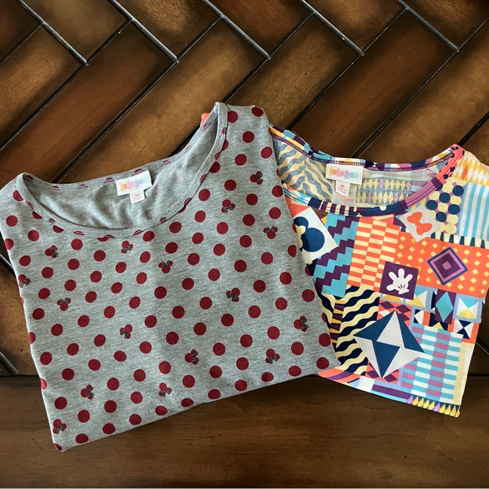 💗 LuLaRoe Disney Collection - 2 Size M Irma’s - Bundle